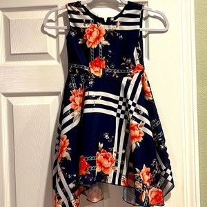 Baby Zone Floral & Chain Dress Size 24/60 CM